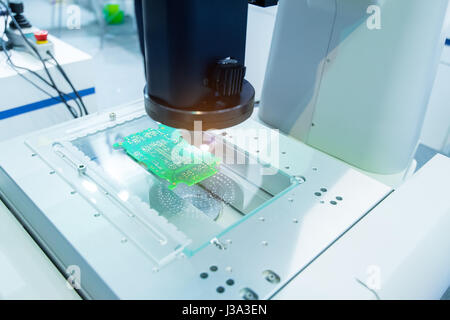 Macchina robotica vision system Foto Stock