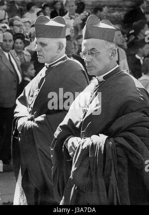 Theodor Innitzer und Joseph Frings, 1952 Foto Stock