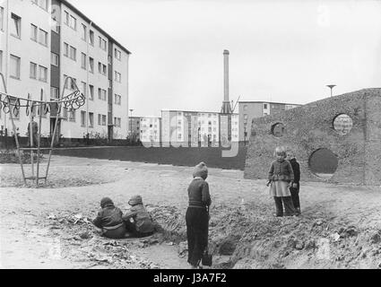 " La città " commuter " ''Neue Vahr'' di Brema, 1959' Foto Stock