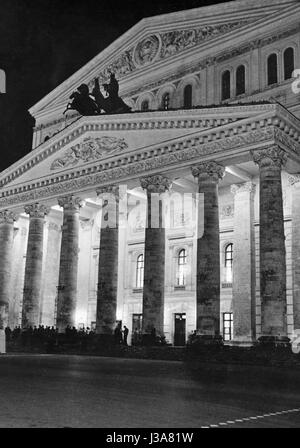 Il Teatro Bolshoi di Mosca, 1955 Foto Stock