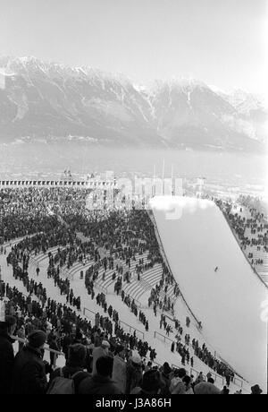 Torneo delle quattro colline 1963/1964: salto individuale a Innsbruck, 1964 Foto Stock