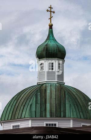 Saint Michaels russo cattedrale ortodossa a Sitka Alaska Foto Stock