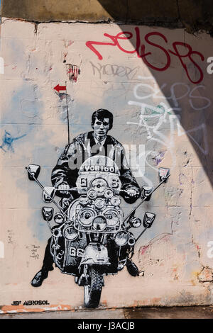 Jimmy il Mod da Quadrophenia da Jeff Aerosol Foto Stock