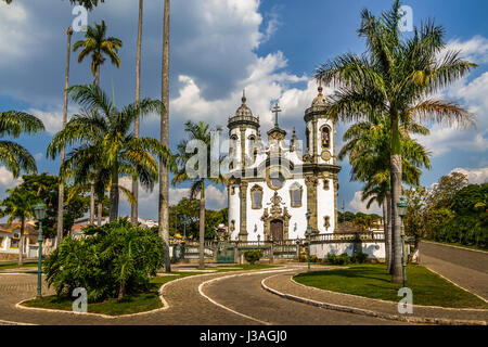 Sao Francisco de Assis Chiesa - Sao Joao Del Rei, Minas Gerais, Brasile Foto Stock