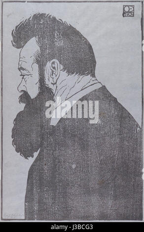 L'opera di Emil Orlikâ€ â˜Ferdinand Hodler 1903â€™, cattura un ritratto del pittore svizzero Ferdinand Hodler, mescolando realismo e ritrattistica. Il lavoro mette in mostra lo stile di Orlikâ e la sua influenza sull'arte ritrattistica europea. Foto Stock
