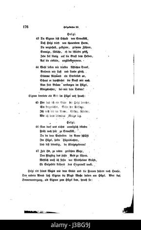 "Die Edda Seite 182" si riferisce a una pagina dell'Edda, una raccolta di poesie e storie in antico norreno che formano una parte importante della mitologia e della letteratura norrena. Foto Stock