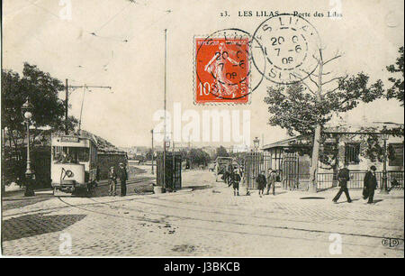 ELD 23 LES LILAS Porte des Lilas Foto Stock