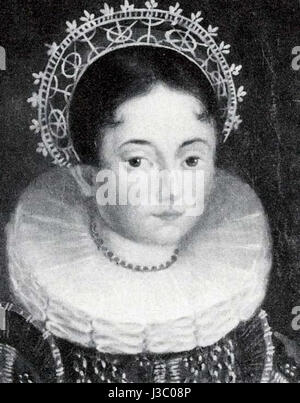 Elisabetta di Mecklenburg (1581) c 1580 Foto Stock