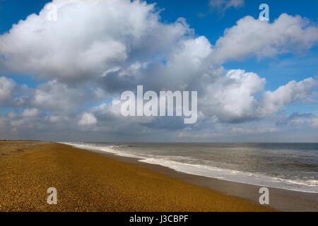 Cley Beach, Blakeney Point, Norfolk, Regno Unito Foto Stock