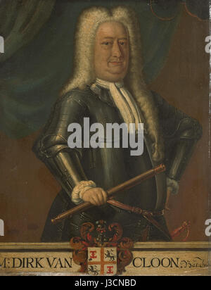 Dirk van Cloon (1684 1735). Gouverneur generaal (1730 35) Rijksmuseum SK UN 4545 Foto Stock