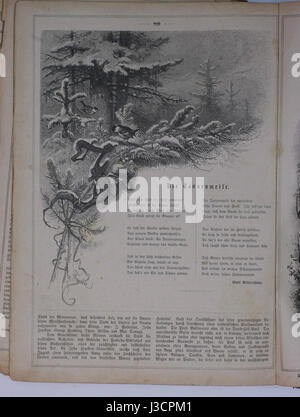Die Gartenlaube è una rivista illustrata tedesca del XIX secolo, e questo riferimento specifico fa riferimento ad un numero del 1881. Presentava articoli e immagini che erano popolari durante il suo tempo. Foto Stock