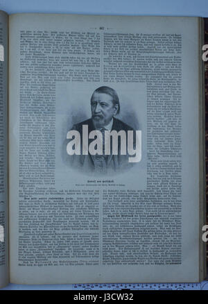 Die Gartenlaube era una rivista illustrata tedesca che forniva una varietà di contenuti che spaziavano dalla letteratura alla politica. L'edizione 1893 includeva importanti approfondimenti culturali e illustrazioni pertinenti al periodo di tempo. Foto Stock