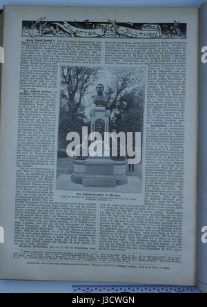 Illustrazione o articolo dell'edizione 1893 di "Die Gartenlaube", una popolare rivista tedesca che presenta contenuti culturali e caratteristiche storiche. Foto Stock