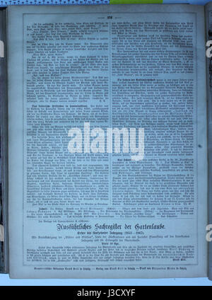 Die Gartenlaube è stata una popolare rivista tedesca pubblicata per la prima volta nel 1868, nota per i suoi contenuti letterari e illustrati. Questo problema specifico è il numero 576. Foto Stock