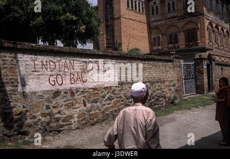 Srinagar, Jammu e Kashmir India 2010, scene di strada in Srinagar Foto Stock