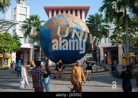 Singapore Repubblica di Singapore, Asia, Universal Studios in Sentosa Foto Stock