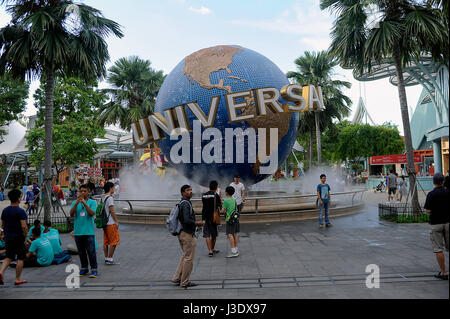 Singapore Repubblica di Singapore, Asia, Universal Studios in Sentosa Foto Stock