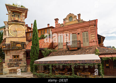 Teatro delle Marionette square a Tbilisi, Georgia. Foto Stock