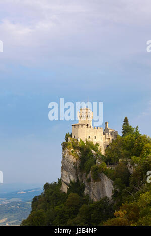 Torre Guaita nella Repubblica di San Marino Foto Stock