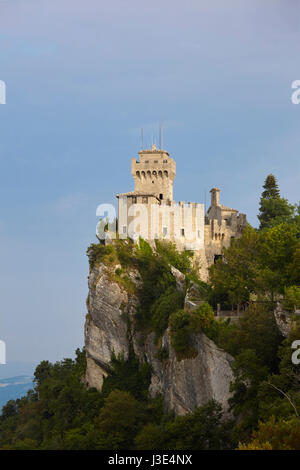 Torre Guaita nella Repubblica di San Marino Foto Stock