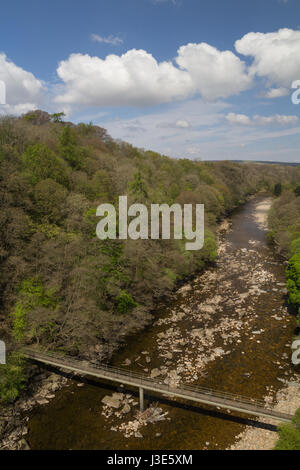 Passerella sul fiume Tyne Sud Foto Stock