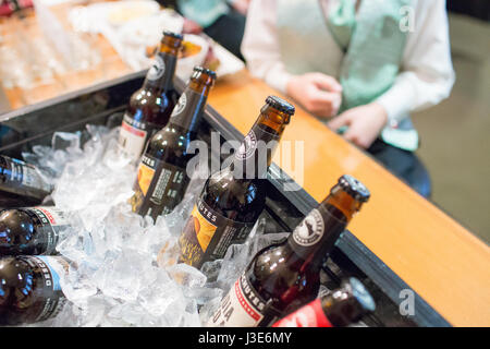 Deschutes Brewery birre su ghiaccio Foto Stock