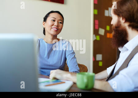 Interazione di designer Foto Stock
