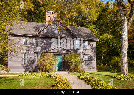 "Orchard House' - scrittore di Louisa May Alcott home, Concord, Massachusetts, STATI UNITI D'AMERICA Foto Stock