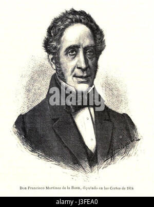 Francisco Martinez de la Rosa Foto Stock