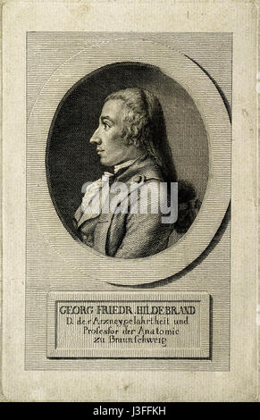 Georg Friedrich Hildebrandt Frontispice Foto Stock