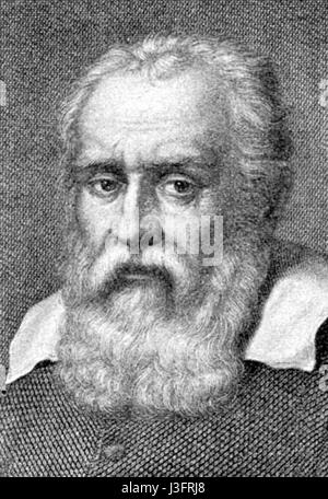 Galileo Galilei Foto Stock