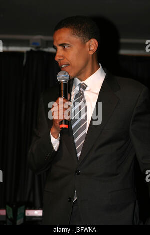 Il senatore Barack Obama Foto Stock
