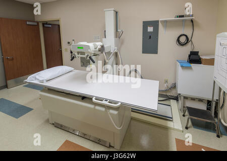 X Ray le apparecchiature a raggi X in ospedale Foto Stock