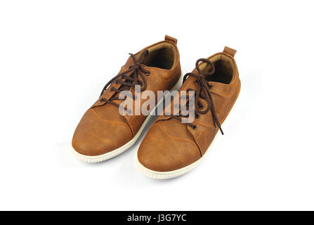 Indian realizzato scarpe da uomo Foto Stock