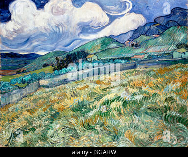 Vincent van Gogh - paesaggio da Saint-Remy Foto Stock