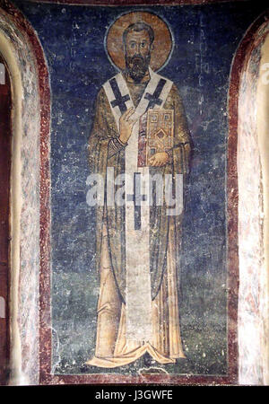 Gli affreschi di Santa Sofia Chiesa a Ohrid 047 Foto Stock