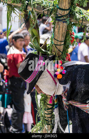 La celebrazione del Carnevale nella città di Ayacucho. Perù. sud america. Foto Stock