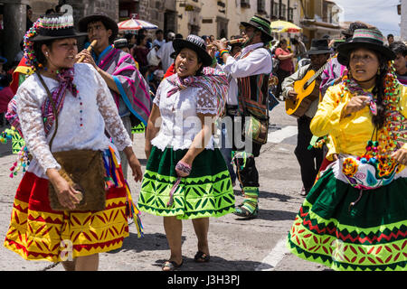 La celebrazione del Carnevale nella città di Ayacucho. Perù. sud america. Foto Stock