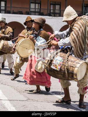 La celebrazione del Carnevale nella città di Ayacucho. Perù. sud america. Foto Stock