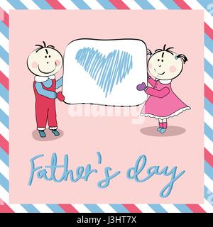 Felice Festa del Papà Illustrazione Vettoriale