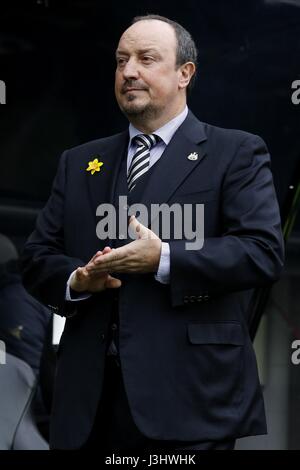 RAFAEL BENITEZ Newcastle United FC MANAGER Newcastle United FC MANAGER St James Park Newcastle Inghilterra 20 Marzo 2016 Foto Stock