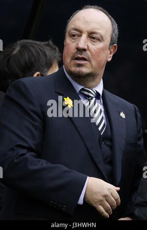 RAFAEL BENITEZ Newcastle United FC MANAGER Newcastle United FC MANAGER St James Park Newcastle Inghilterra 20 Marzo 2016 Foto Stock
