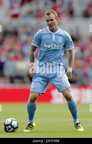 GLENN WHELAN Stoke City FC Stoke City FC RIVERSIDE STADIUM MIDDLESBROUGH INGHILTERRA 13 Agosto 2016 Foto Stock