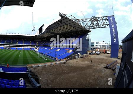 Sviluppo e lavoro di costruzione Tottenham Hotspur V LIVERPOOL Stadio White Hart Lane Londra Londra Inghilterra 27 Agosto 2016 Foto Stock