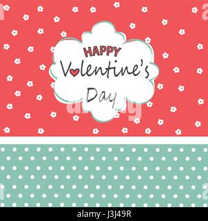 Il giorno di San Valentino card Illustrazione Vettoriale