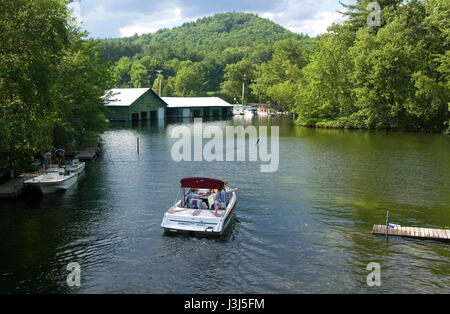 Lago Squam a Holderness, NH Foto Stock