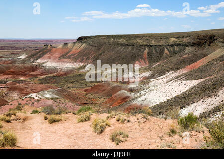 Interessante formazione geografica nel Deserto Dipinto di Arizona Foto Stock