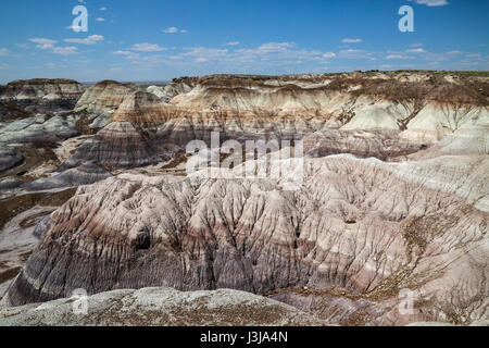 Interessante formazione geografica nel Deserto Dipinto di Arizona Foto Stock