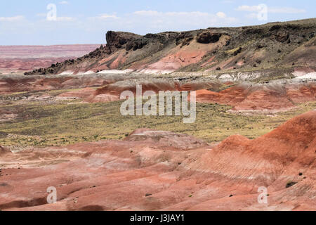 Interessante formazione geografica nel Deserto Dipinto di Arizona Foto Stock