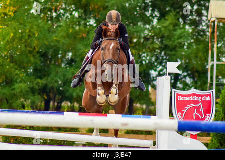 Equitazione World Cup, Bozhurishte, Sofia, Bulgaria Foto Stock